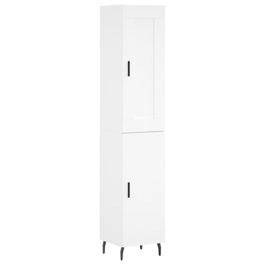 Credenza cassettiera mobile contenitore organizer cucina soggiorno salotto alto 345 x 34 x 180 cm legno ingegnerizzato bianco 02_0032302