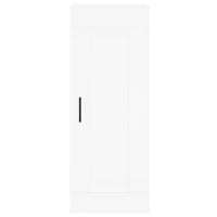 vidaXL Credenza Bianca 34,5x34x180 cm in Legno Multistrato