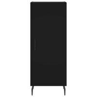 Credenza Nera 34,5x34x180 cm in Legno Multistrato 3200146