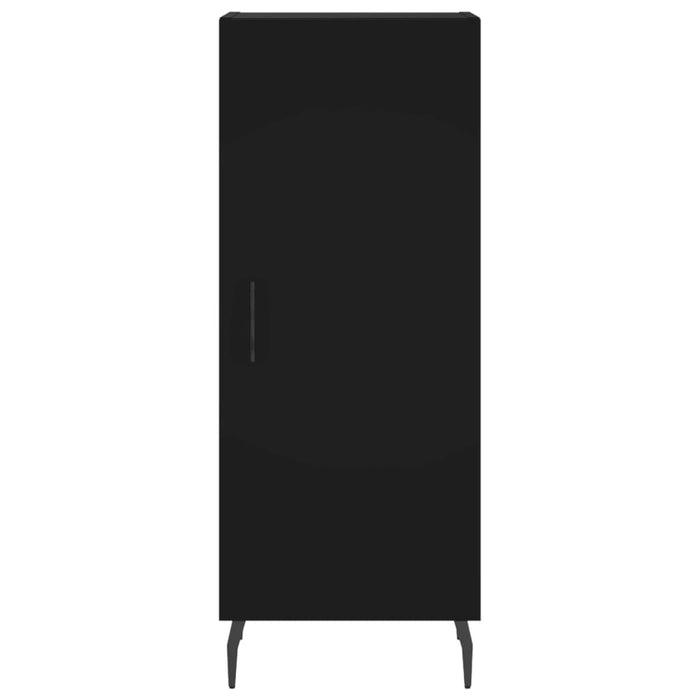 Credenza Nera 34,5x34x180 cm in Legno Multistrato 3200146