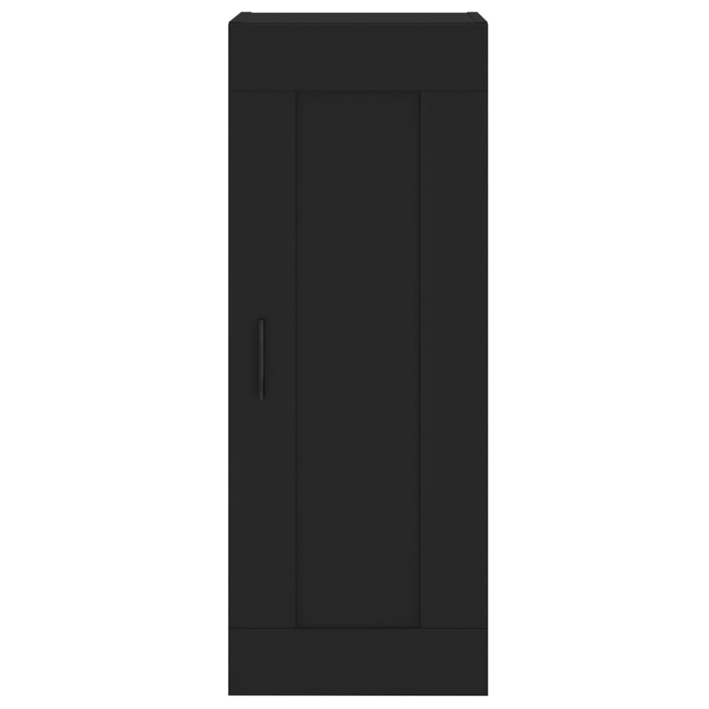 Credenza Nera 34,5x34x180 cm in Legno Multistrato 3200146