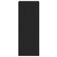 Credenza Nera 34,5x34x180 cm in Legno Multistrato 3200146