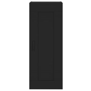 Credenza Nera 34,5x34x180 cm in Legno Multistrato 3200146