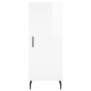 Credenza 34,5x34x180 cm in Legno Multistrato Bianco Lucido 3200147