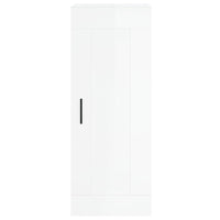 Credenza 34,5x34x180 cm in Legno Multistrato Bianco Lucido 3200147