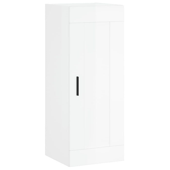 Credenza 34,5x34x180 cm in Legno Multistrato Bianco Lucido 3200147