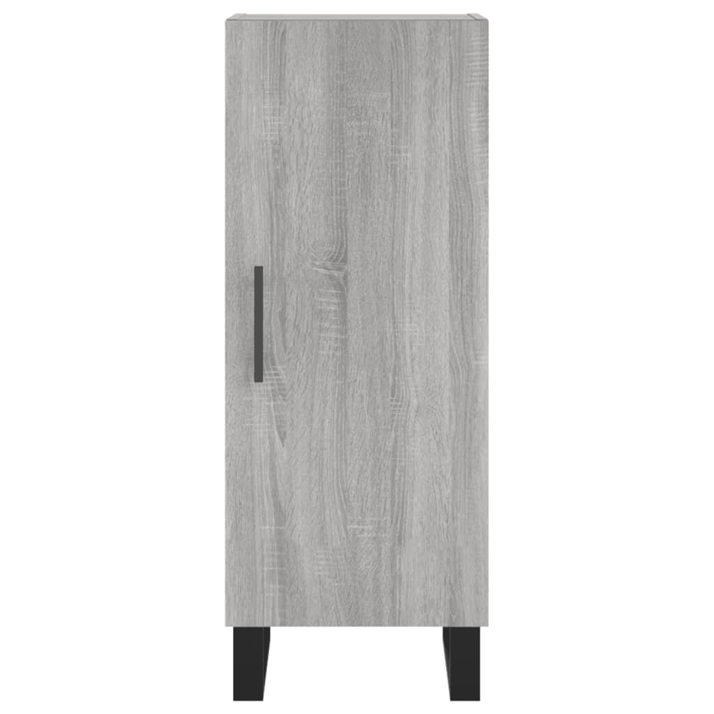 Credenza Grigio Sonoma 34,5x34x180 cm in Legno Multistrato 3200159