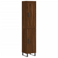 Credenza Rovere Marrone 34,5x34x180 cm in Legno Multistratocod mxl 102234