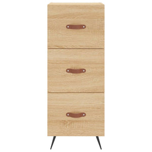 vidaXL Credenza Rovere Sonoma 34,5x34x180 cm in Legno Multistrato