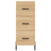 vidaXL Credenza Rovere Sonoma 34,5x34x180 cm in Legno Multistrato