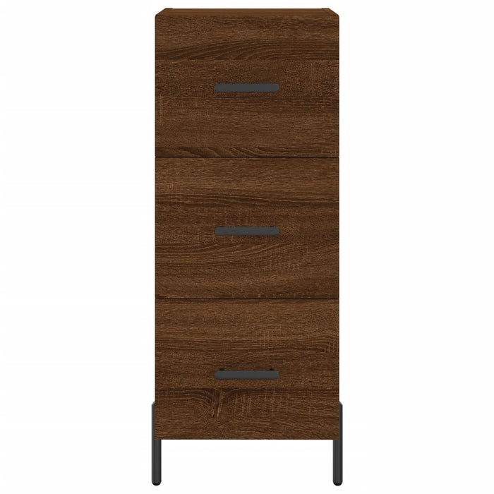 Credenza Rovere Marrone 34,5x34x180 cm in Legno Multistrato 3200208