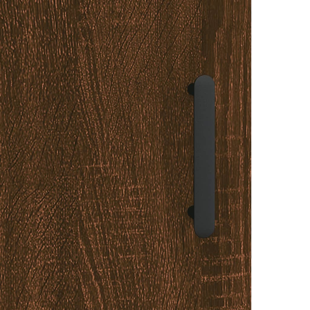 Credenza Rovere Marrone 34,5x34x180 cm in Legno Multistrato 3200208