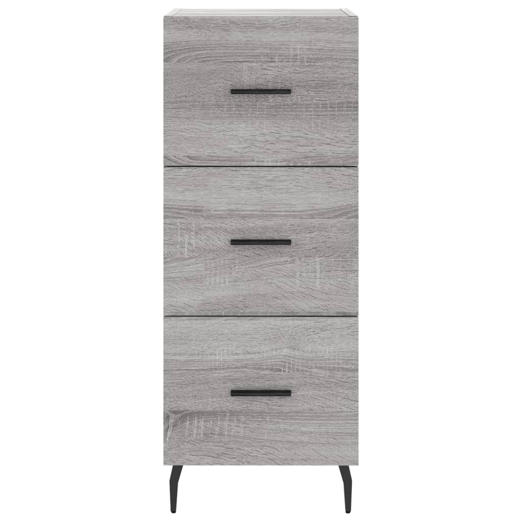 Credenza Grigio Sonoma 34,5x34x180 cm in Legno Multistrato 3200215