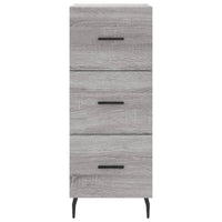 Credenza Grigio Sonoma 34,5x34x180 cm in Legno Multistrato 3200215