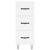 Credenza Bianca 34,5x34x180 cm in Legno Multistrato 3200225