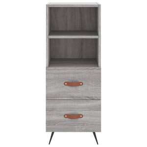 Credenza cassettiera mobile contenitore organizer cucina soggiorno salotto alto sonoma 345 x 34 x 180 cm legno ingegnerizzato grigio 02_0035315