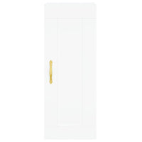 Credenza Bianca 34,5x34x180 cm in Legno Multistrato 3200241