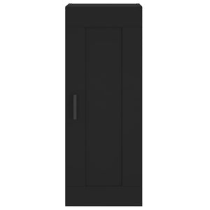 Credenza Nera 34,5x34x180 cm in Legno Multistrato 3200258