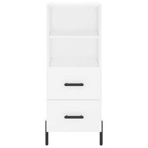 Credenza Bianca 34,5x34x180 cm in Legno Multistrato 3200265