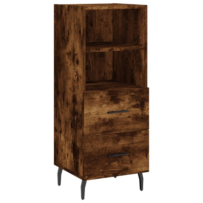 Credenza cassettiera mobile contenitore organizer cucina soggiorno salotto alto 345 x 34 x 180 cm legno ingegnerizzato marrone 02_0033275