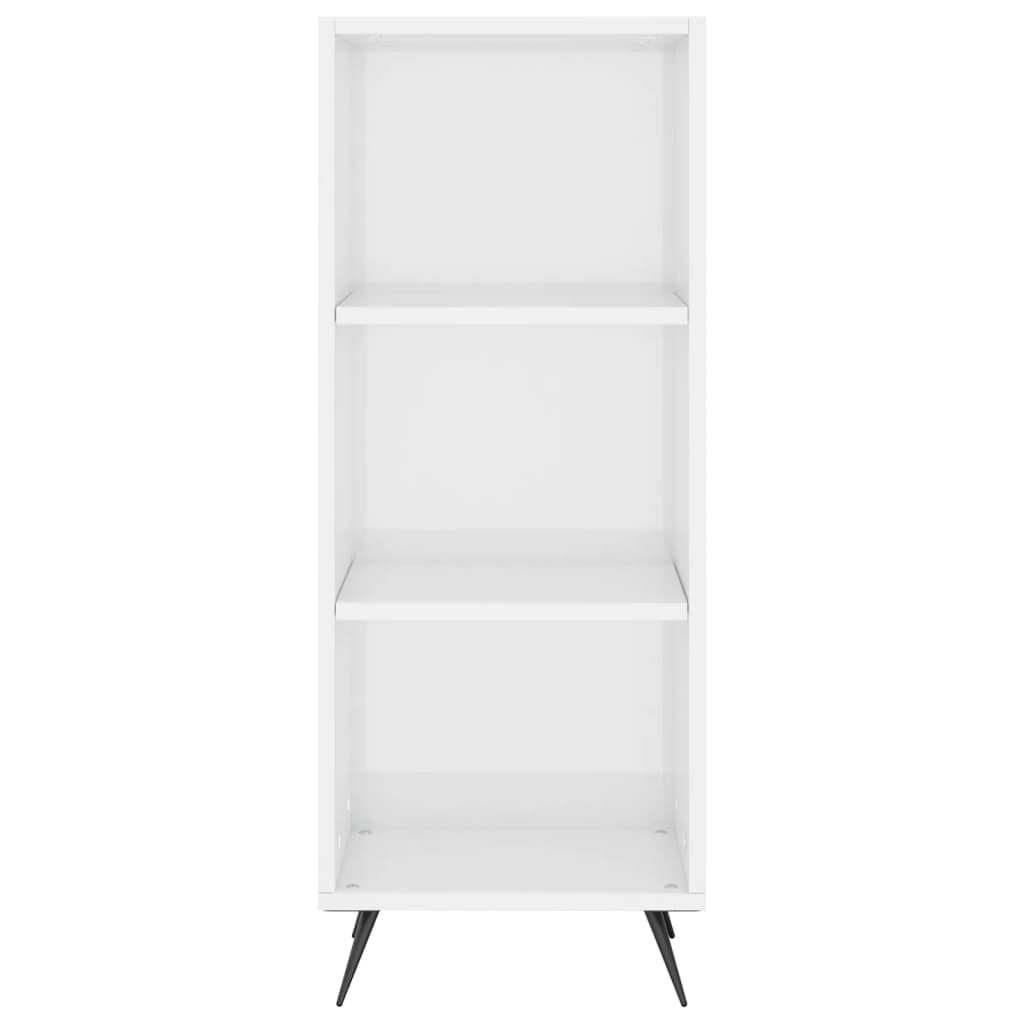 Credenza 34,5x34x180 cm in Legno Multistrato Bianco Lucido 3200299