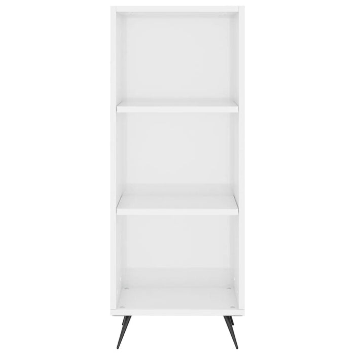 Credenza 34,5x34x180 cm in Legno Multistrato Bianco Lucido 3200299