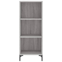 Credenza Grigio Sonoma 34,5x34x180 cm in Legno Multistrato 3200327