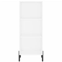 Credenza Bianca 34,5x34x180 cm in Legno Multistrato 3200329