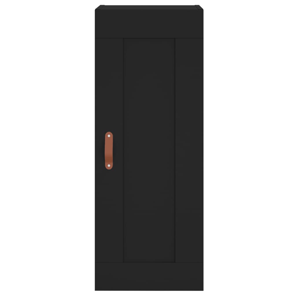 Credenza Nera 34,5x34x180 cm in Legno Multistrato 3200362