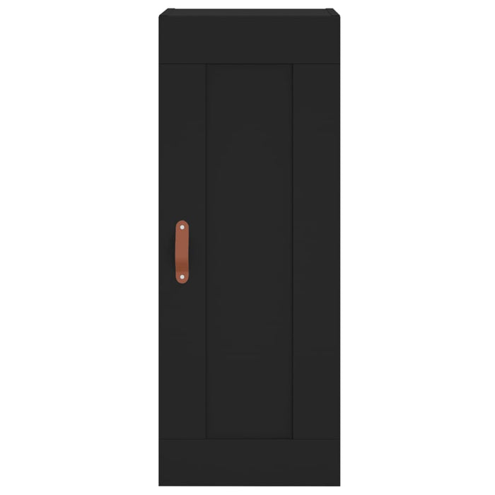 Credenza Nera 34,5x34x180 cm in Legno Multistrato 3200362