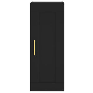 Credenza Nera 34,5x34x180 cm in Legno Multistrato 3200378