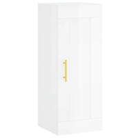 Credenza 34,5x34x180 cm in Legno Multistrato Bianco Lucido 3200379