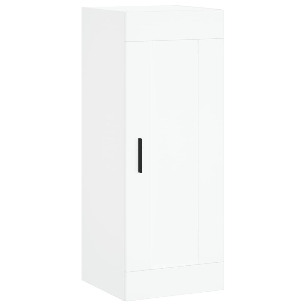 Credenza Bianca 34,5x34x180 cm in Legno Multistrato 3200401