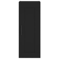 Credenza Nera 34,5x34x180 cm in Legno Multistrato 3200410