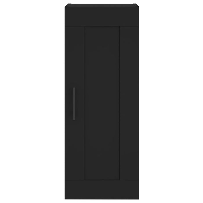 Credenza Nera 34,5x34x180 cm in Legno Multistrato 3200410