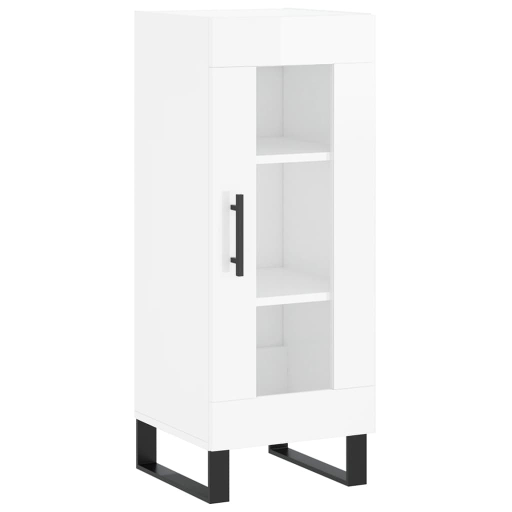 Credenza 34,5x34x180 cm in Legno Multistrato Bianco Lucido 3200411