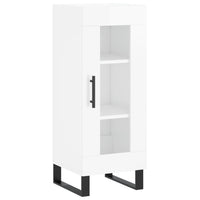 Credenza 34,5x34x180 cm in Legno Multistrato Bianco Lucido 3200411