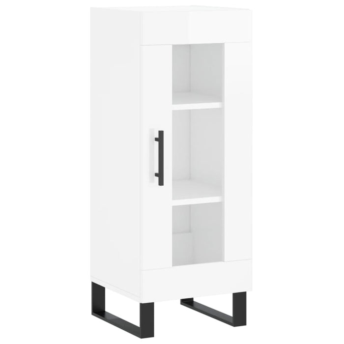 Credenza 34,5x34x180 cm in Legno Multistrato Bianco Lucido 3200411