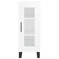 Credenza 34,5x34x180 cm in Legno Multistrato Bianco Lucido 3200411