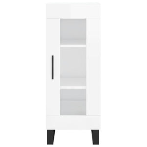 Credenza 34,5x34x180 cm in Legno Multistrato Bianco Lucido 3200411