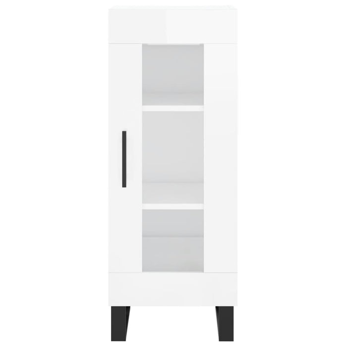 Credenza 34,5x34x180 cm in Legno Multistrato Bianco Lucido 3200411