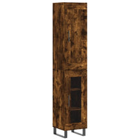 Credenza Rovere Fumo 34,5x34x180 cm in Legno Multistrato 3200414