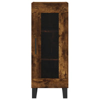 Credenza Rovere Fumo 34,5x34x180 cm in Legno Multistrato 3200414