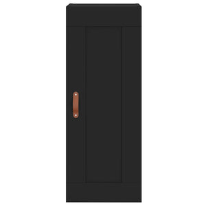Credenza Nera 34,5x34x180 cm in Legno Multistrato 3200426