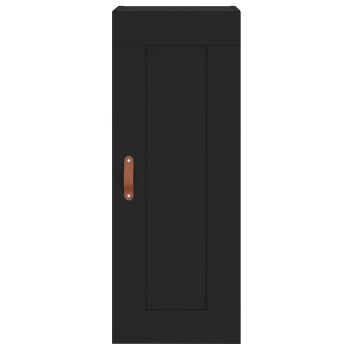 Credenza Nera 34,5x34x180 cm in Legno Multistrato 3200426