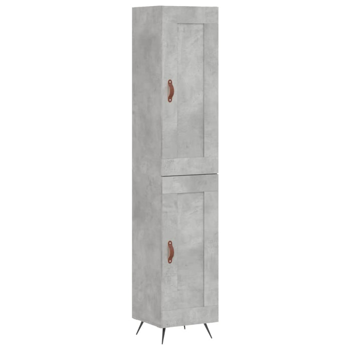 Credenza cassettiera mobile contenitore organizer cucina soggiorno salotto alto 345 x 34 x 180 cm legno ingegnerizzato grigio 02_0034252
