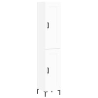 Credenza cassettiera mobile contenitore organizer cucina soggiorno salotto alto 345 x 34 x 180 cm legno ingegnerizzato bianco 02_0032303