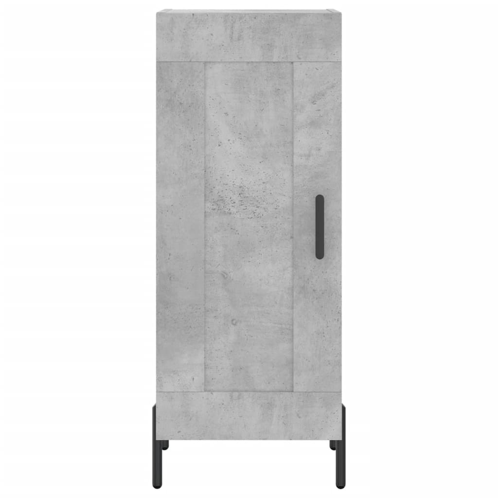 Credenza cassettiera mobile contenitore organizer cucina soggiorno salotto alto 345 x 34 x 180 cm legno ingegnerizzato grigio 02_0034296