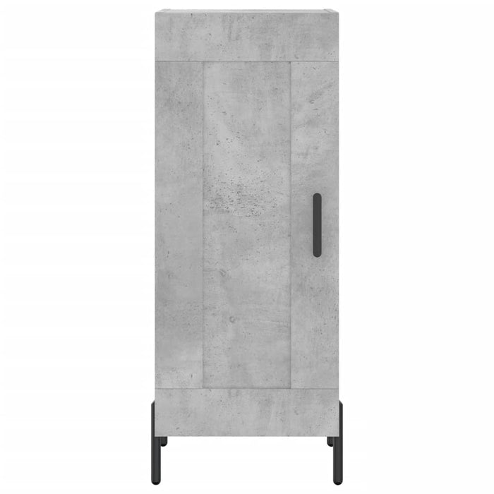Credenza cassettiera mobile contenitore organizer cucina soggiorno salotto alto 345 x 34 x 180 cm legno ingegnerizzato grigio 02_0034296