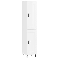 Credenza 34,5x34x180 cm in Legno Multistrato Bianco Lucido 3200467